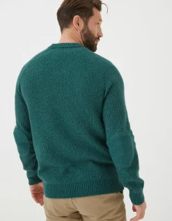 Men FatFace Knitwear|Hinton Crew Neck Jumper