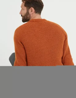 Men FatFace Knitwear|Hinton Crew Neck Jumper