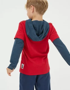 Boys FatFace View All|Hooded Ski Graphic T-Shirt