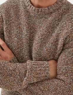 Men FatFace Knitwear|Hove Crew Jumper