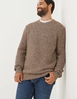 Men FatFace Knitwear|Hove Crew Jumper