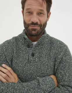 Men FatFace View All|Hove Half Neck Jumper