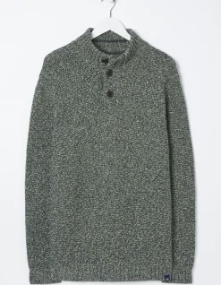 Men FatFace View All|Hove Half Neck Jumper