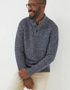 Men FatFace View All|Hove Half Neck Jumper