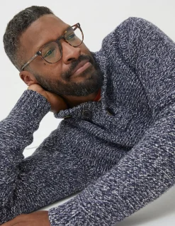 Men FatFace View All|Hove Half Neck Jumper