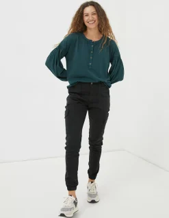Women FatFace Trousers & Leggings|Hythe Cargo Trouser