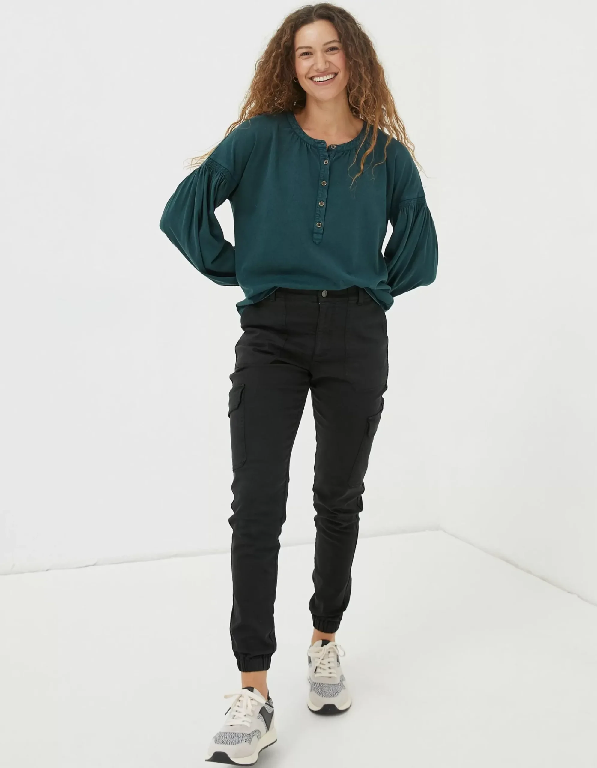 Women FatFace Trousers & Leggings|Hythe Cargo Trouser