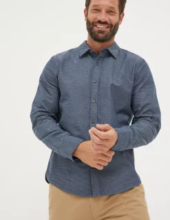 Men FatFace View All|Hythe Dobby Shirt