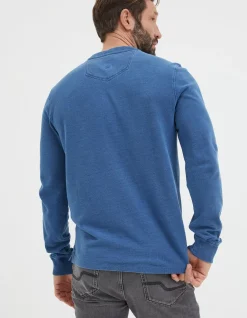 Men FatFace View All|Indigo Henley T-Shirt