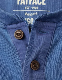 Men FatFace View All|Indigo Henley T-Shirt
