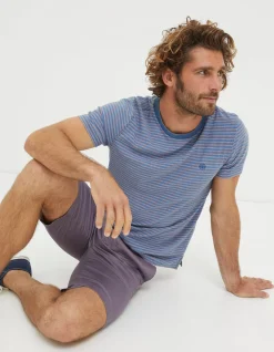 Men FatFace View All|Indigo Stripe T-Shirt