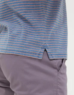 Men FatFace View All|Indigo Stripe T-Shirt