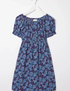 Girls FatFace View All|Ink Floral Printed Midi Dress