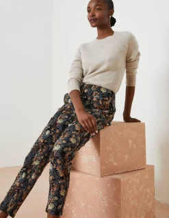 Women FatFace Trousers & Leggings|Isobelle Jacquard Trousers