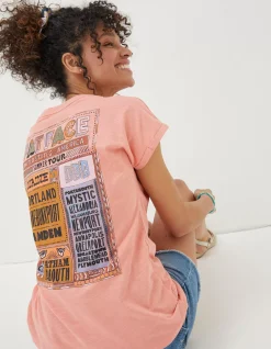 Women FatFace Tops & T-Shirts|Ivy Festival Usa T-Shirt