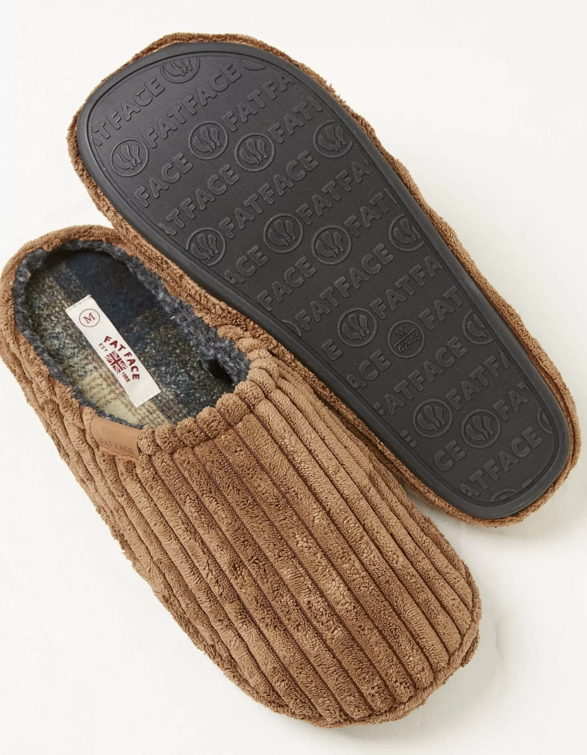 Men FatFace View All|Jamieson Cord Mule Slippers