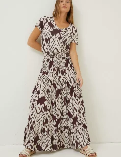 Women FatFace Skirts|Jayla Bold Ikat Maxi Skirt