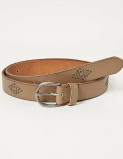 Women FatFace View All|Jean Stud Leather Belt