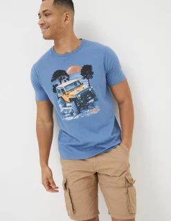 Men FatFace View All|Jeep Scene T-Shirt