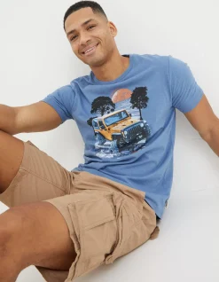 Men FatFace View All|Jeep Scene T-Shirt