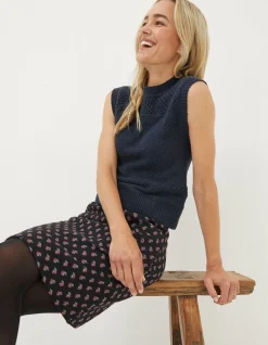 Women FatFace Skirts|Jennie Floral Geo Jersey Skirt