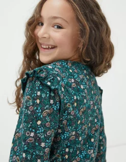 Girls FatFace View All|Jess Evergreen Floral Jumpsuit