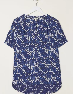 Women FatFace Shirts & Blouses|Jodie Geo Batik Blouse