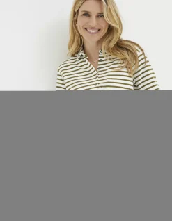 Women FatFace View All|Jodie Striped Jersey Shirt