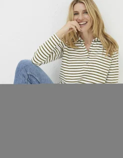 Women FatFace View All|Jodie Striped Jersey Shirt