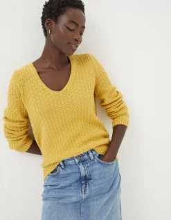 Women FatFace View All|Josie V Neck Jumper