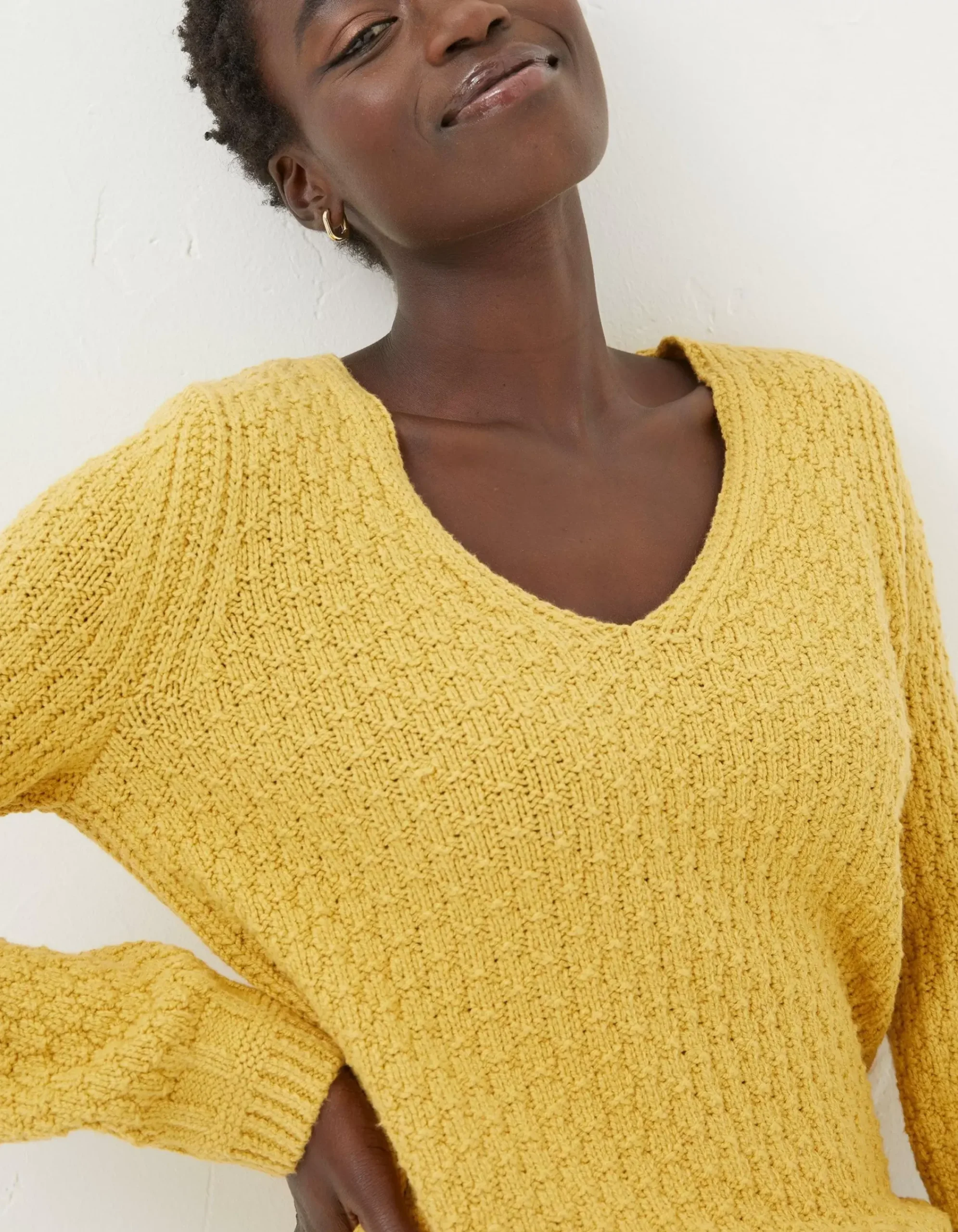 Women FatFace View All|Josie V Neck Jumper