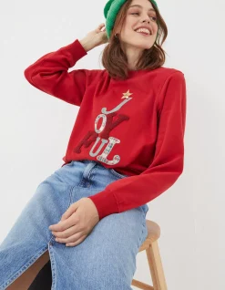 Women FatFace View All|Joyful Graphic Sweatshirt
