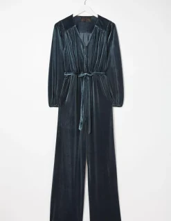 Women FatFace View All|Juniper Velvet Jumpsuit