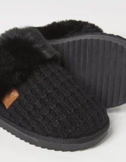 Women FatFace View All|Kaia Knitted Mule Slippers