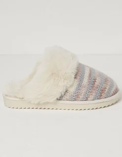 Women FatFace View All|Kaia Knitted Mule Slippers