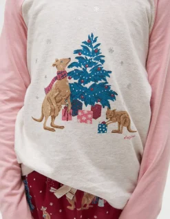 Girls FatFace View All|Kangaroo Pyjama Set