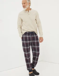 Men FatFace Nightwear & Pyjamas|Kemble Cuffed Pyjama Bottoms