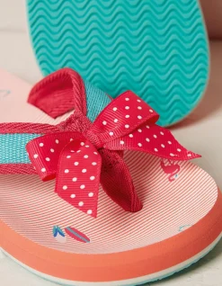 Girls FatFace View All|Kids Conversational Flip Flops