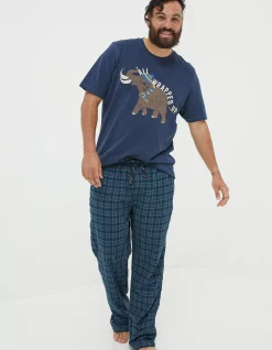 Men FatFace View All|Kinsale Check Pyjama Bottoms