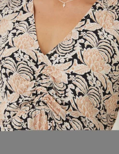 Women FatFace Shirts & Blouses|Kinsey Damask Floral Blouse