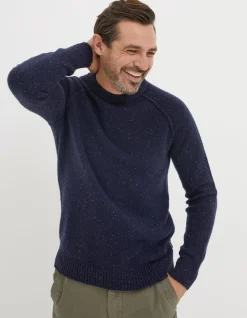 Men FatFace View All|Lambswool Crew Jumper