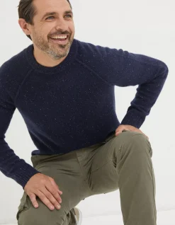 Men FatFace View All|Lambswool Crew Jumper