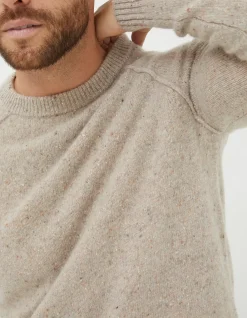 Men FatFace View All|Lambswool Crew Jumper