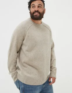 Men FatFace View All|Lambswool Crew Jumper