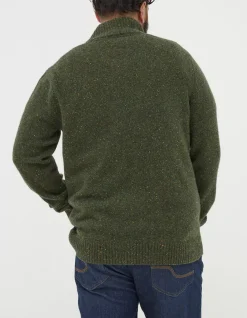 Men FatFace View All|Lambswool Half Neck Jumper