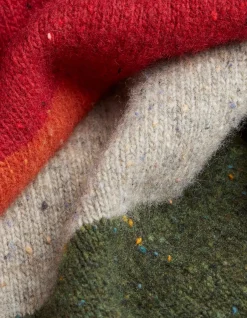 Men FatFace View All|Lambswool Stripe Crew Jumper