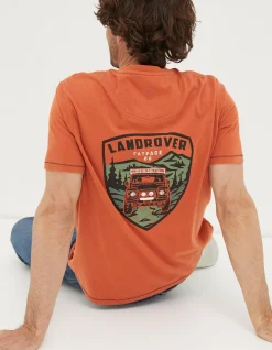 Gifts FatFace Land Rover Collaboration|Land Rover Badge T-Shirt