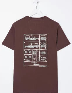 Gifts FatFace Land Rover Collaboration|Land Rover Deconstructed T-Shirt
