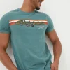 Gifts FatFace Land Rover Collaboration|Land Rover Embroidered T-Shirt