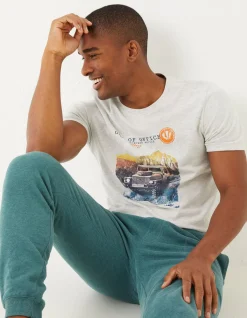 Gifts FatFace Land Rover Collaboration|Land Rover Out Of Office T-Shirt